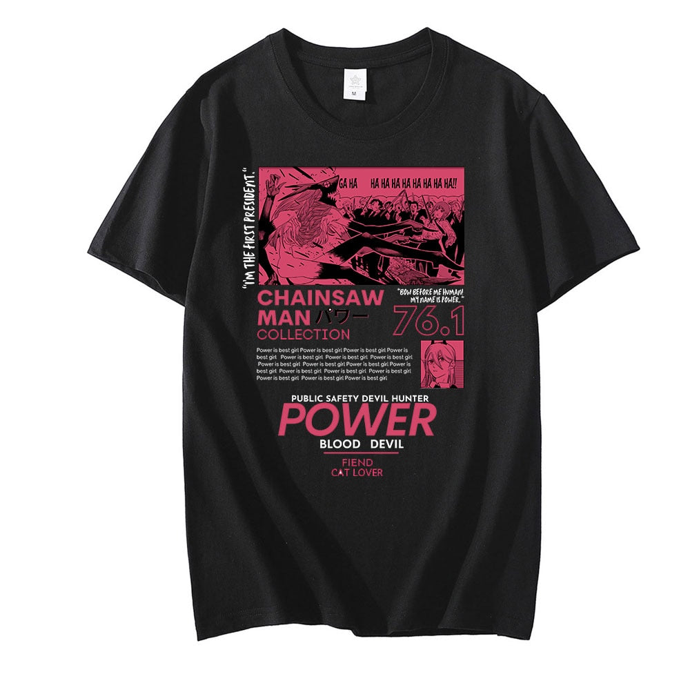 Chainsaw Man Power Graphic T-Shirt