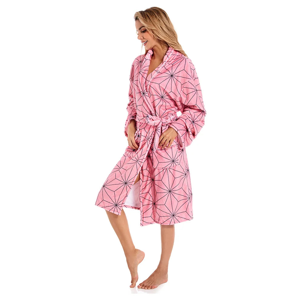 Demon Slayer Demon's Heart Pajama Robe