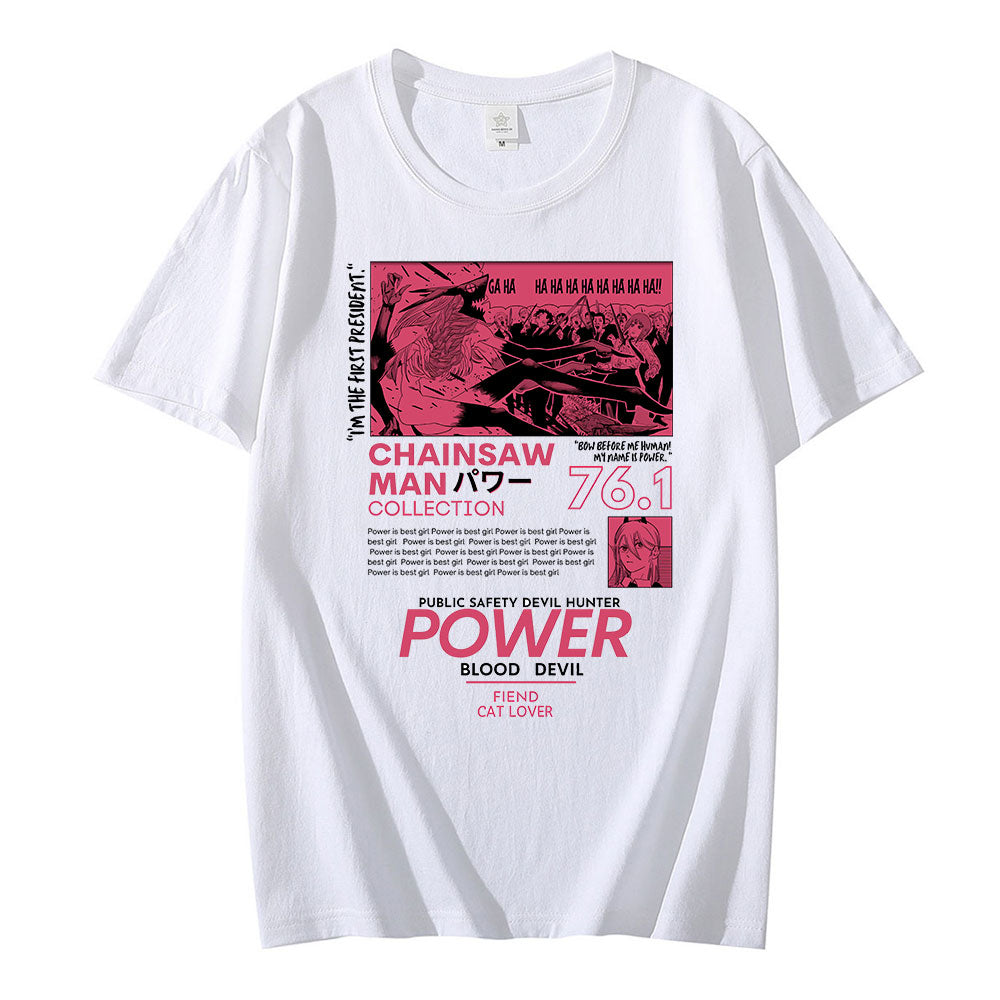 Chainsaw Man Power Graphic T-Shirt