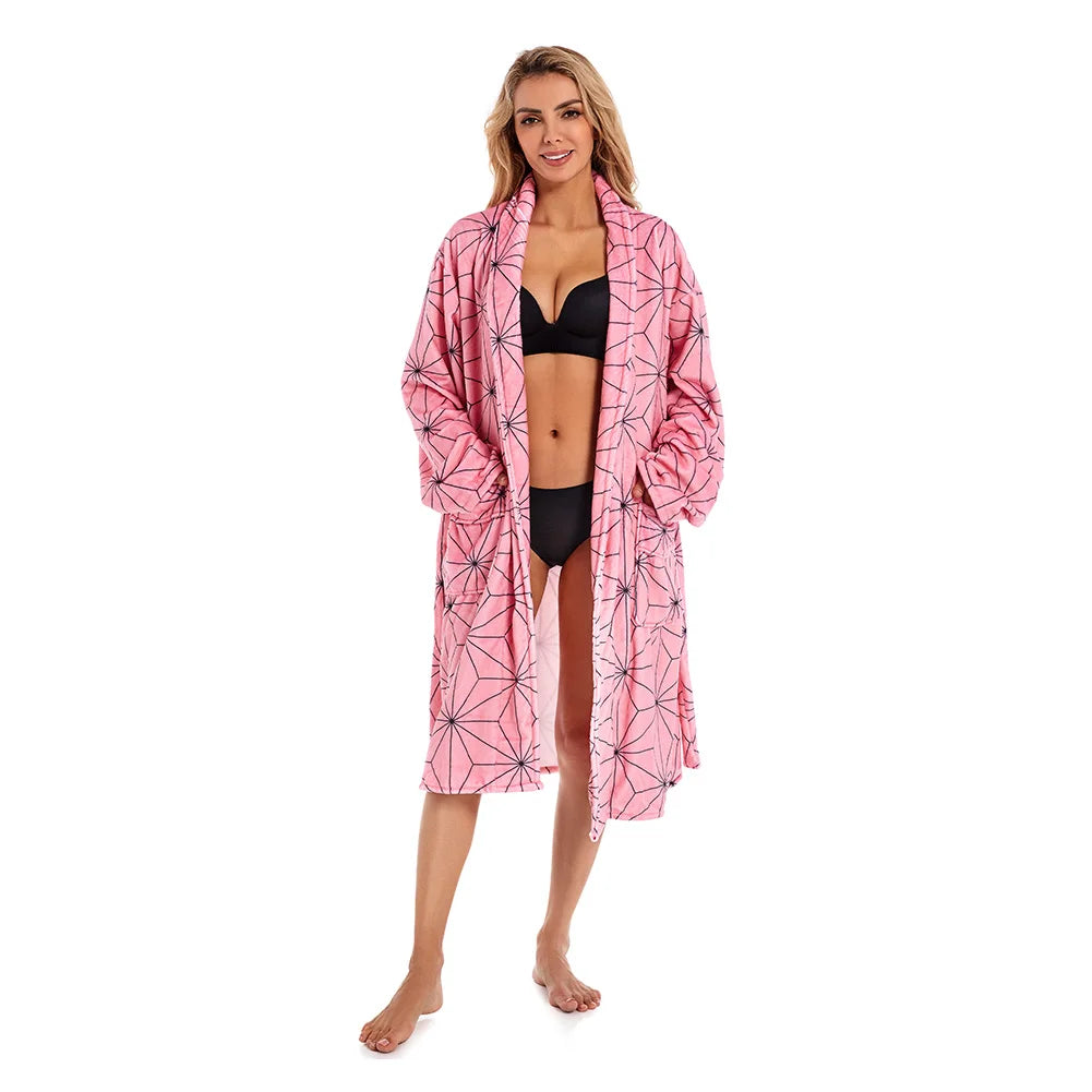 Demon Slayer Demon's Heart Pajama Robe