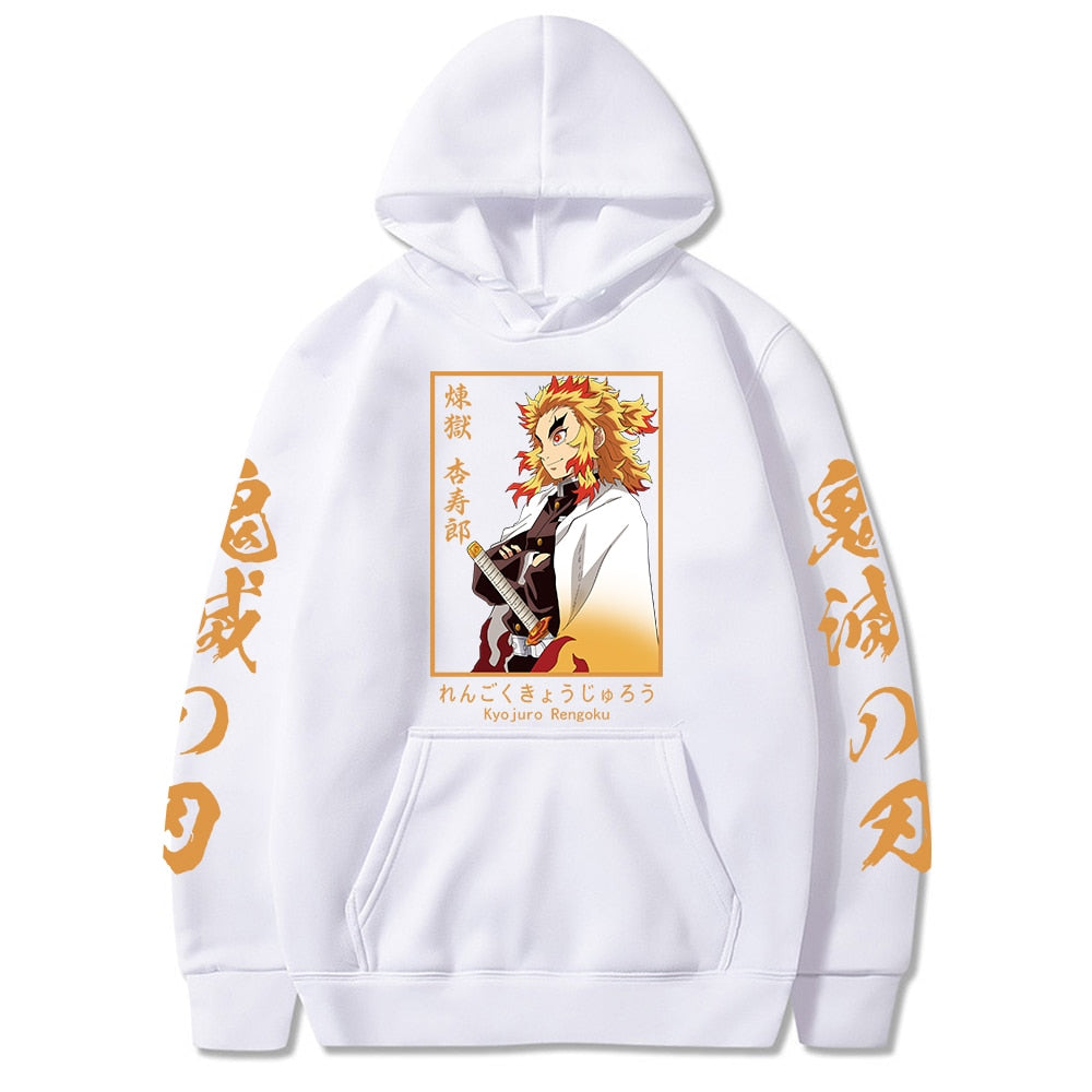 Demon Slayer Kyojuro Rengoku Graphic Hoodie