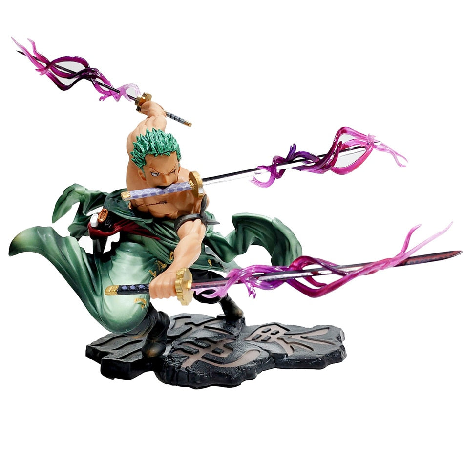 One Piece Zoro Three-Knife Action Figure