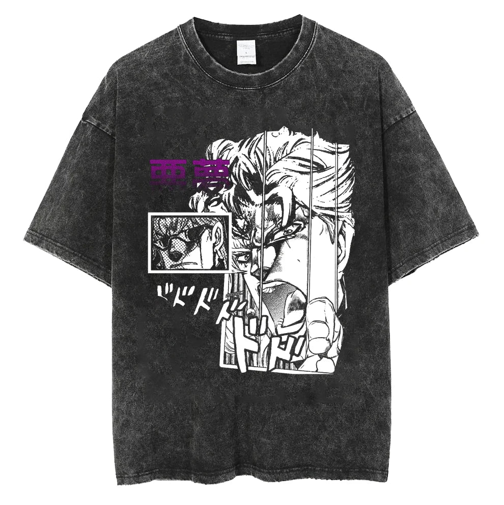 JoJo's Bizarre Adventure Bizarre's Tale Oversized Vintage T-Shirt