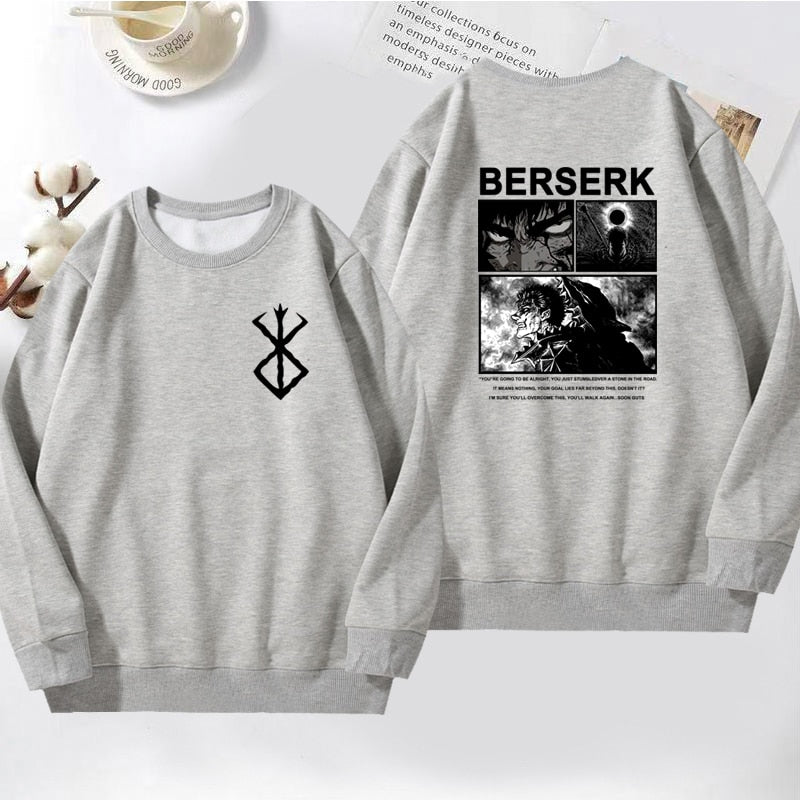 Berserk Guts Black Swordsman Crewneck