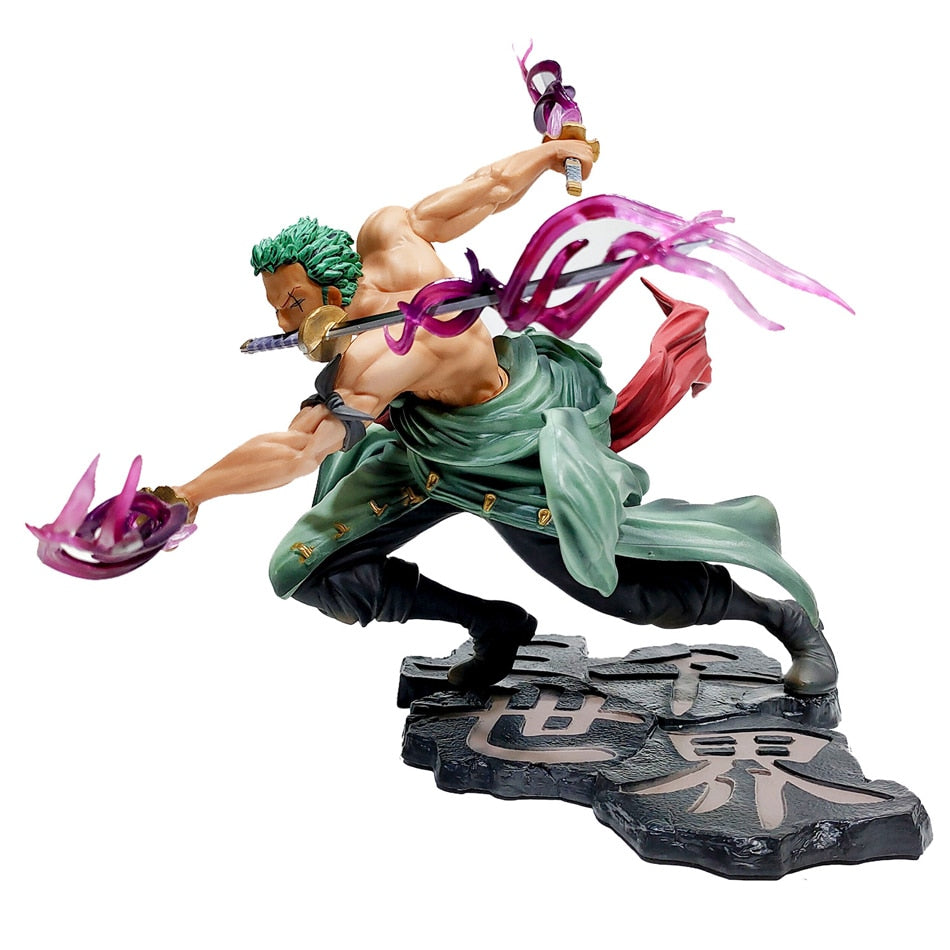 One Piece Zoro Three-Knife Action Figure