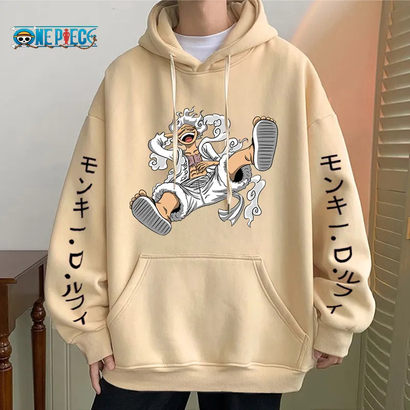 One Piece Luffy Pinnacle Form Graphic Hoodie