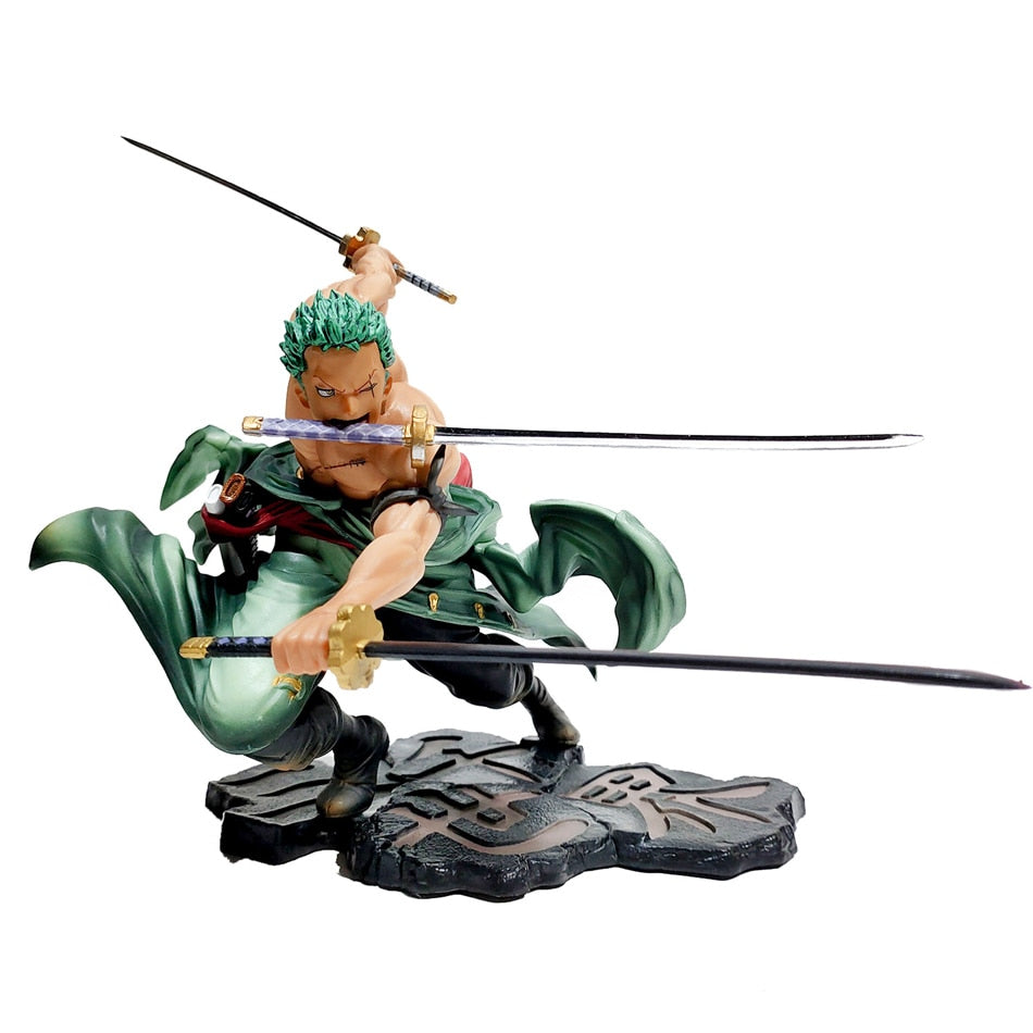 One Piece Zoro Three-Knife Action Figure