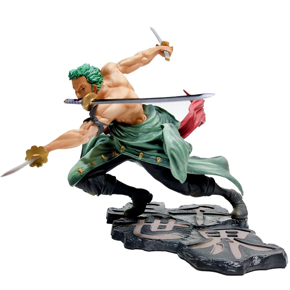 One Piece Zoro Three-Knife Action Figure