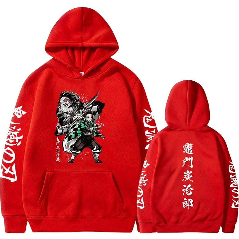 Demon Slayer Tanjiro Graphic Hoodie