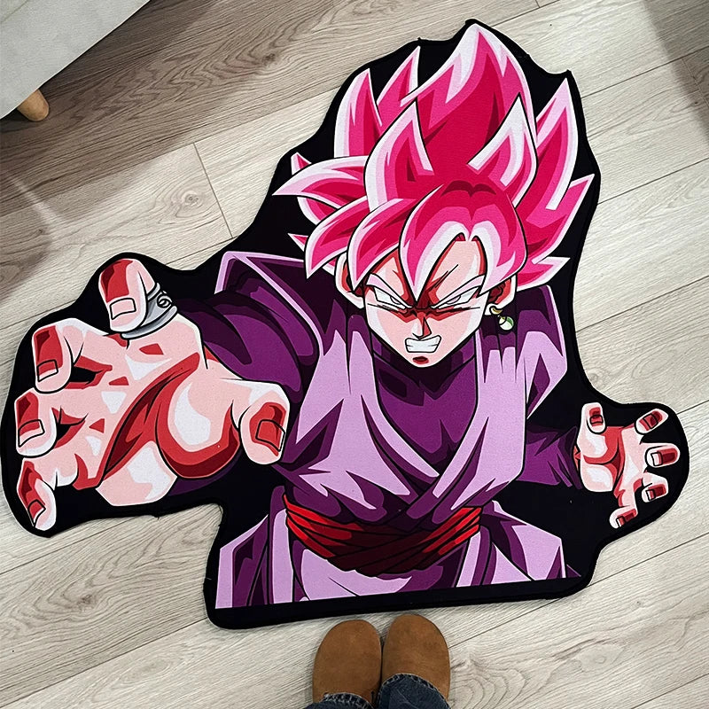 Dragon Ball Vegeta's Rose Floor Rug
