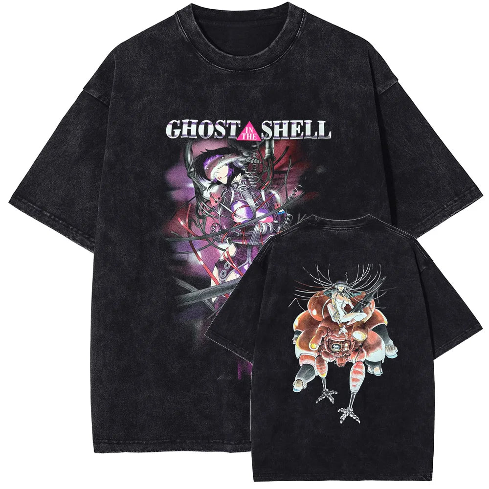 Ghost in the Shell Cyber's Ghost Oversized Vintage T-Shirt