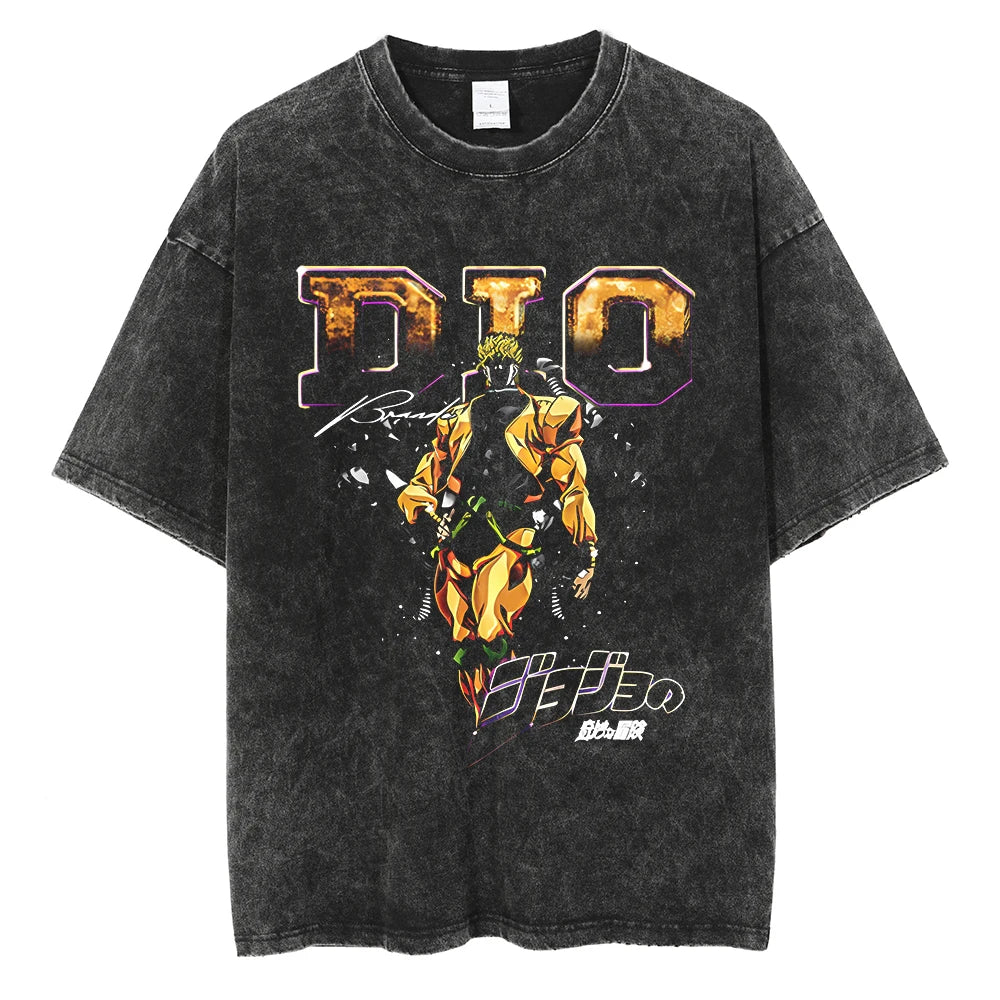 JoJo's Bizarre Adventure Dio's World Oversized Vintage T-Shirt