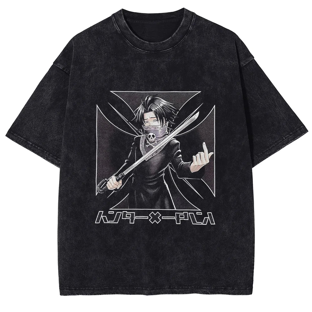 Hunter x Hunter Shadow's Strike Oversized Vintage T-Shirt