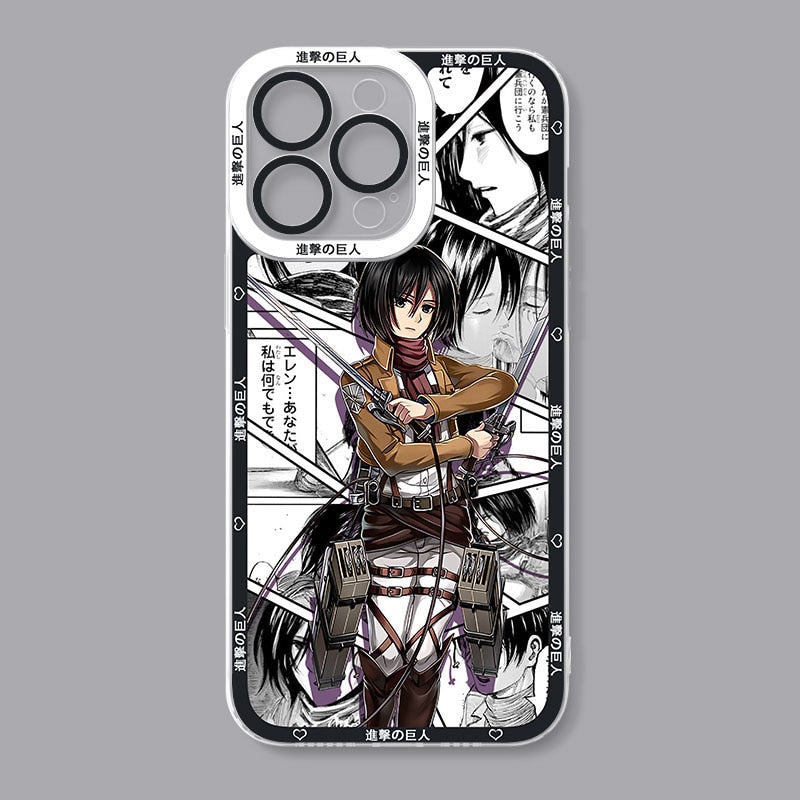 Attack on Titan Mikasa Phone Case