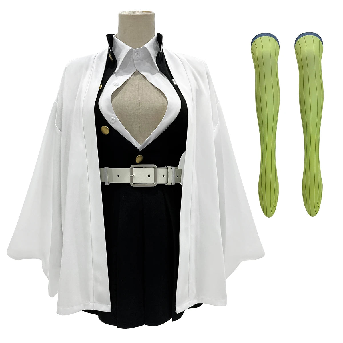 Demon Slayer Kanroji Mitsuri Cosplay & Halloween Costume