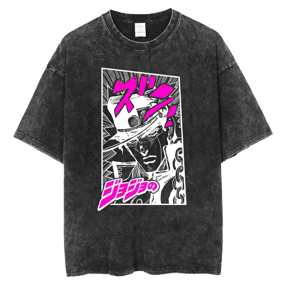 JoJo's Bizarre Adventure Bizarre's Tale Oversized Vintage T-Shirt
