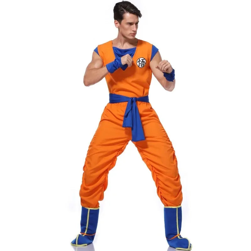 Dragon Ball Goku Super Saiyana Cosplay & Halloween Adult Costume