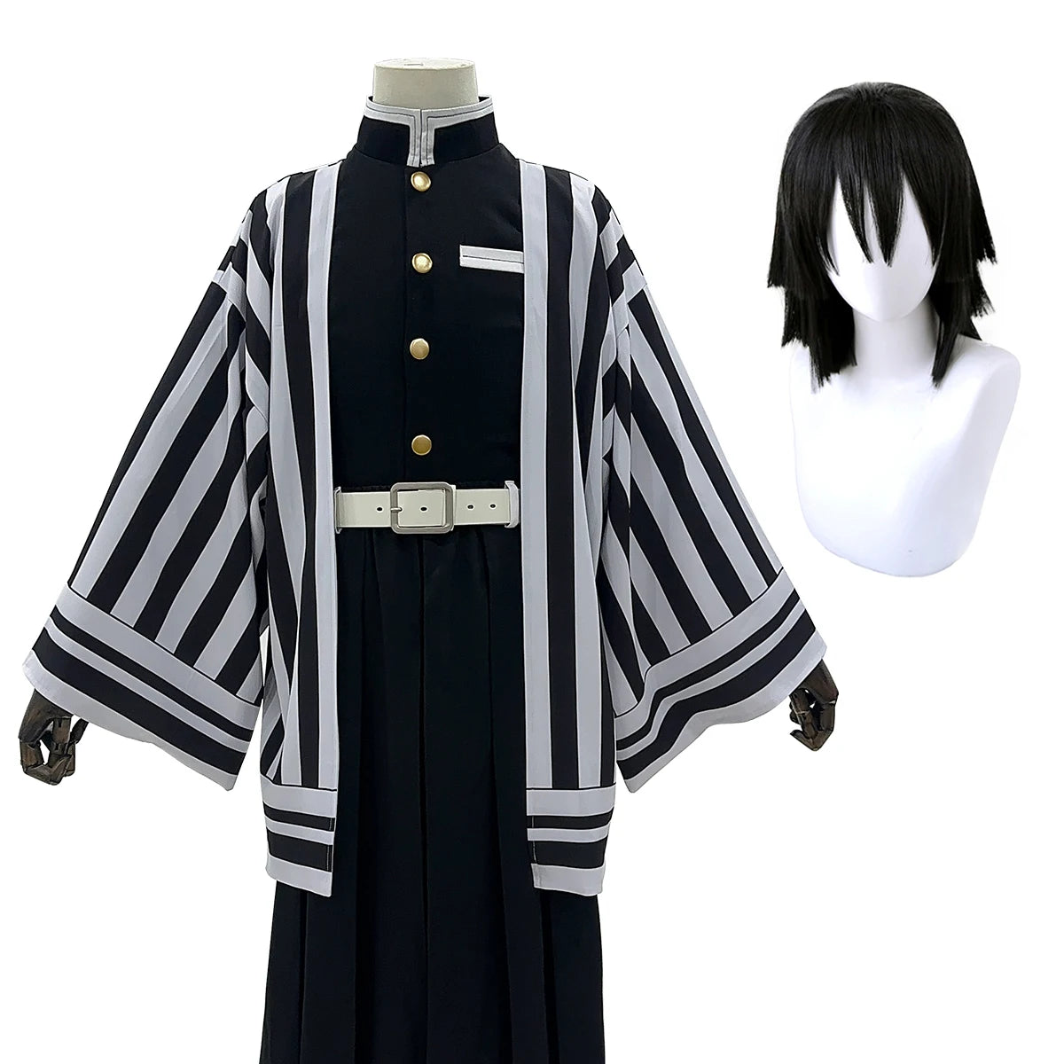 Demon Slayer Iguro Obanai Cosplay & Halloween Costume