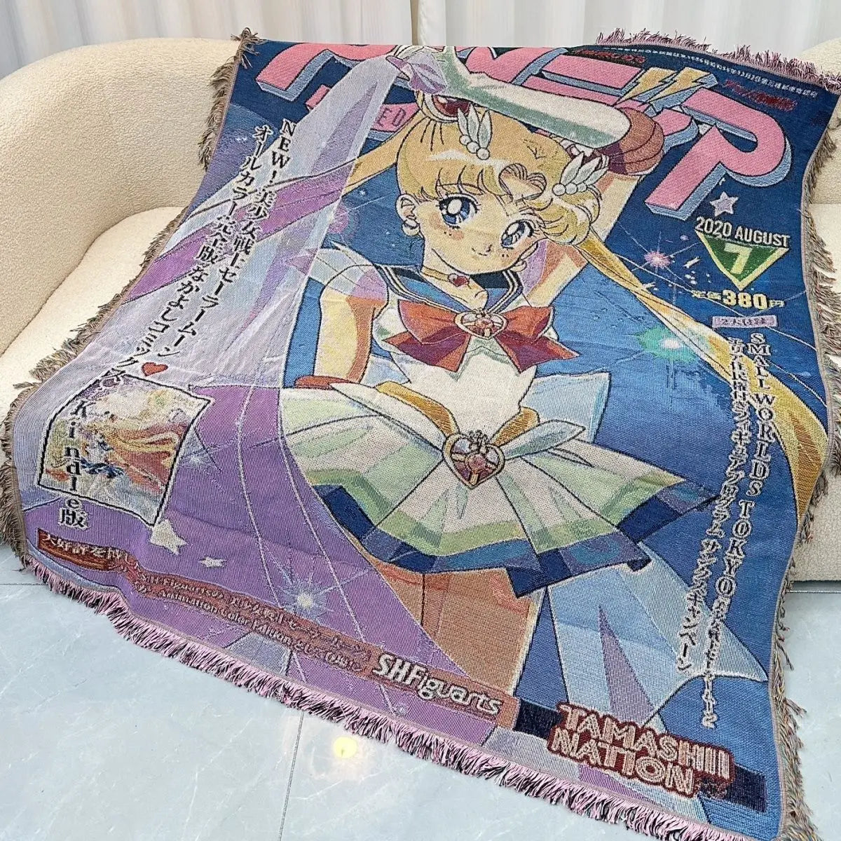 Sailor Moon Guardian's Light Tapestry Blanket