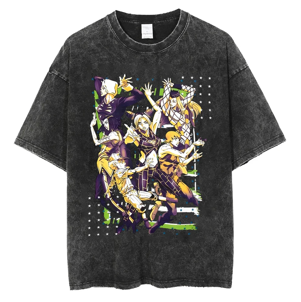 JoJo's Bizarre Adventure Jolyne's Stone Oversized Vintage T-Shirt
