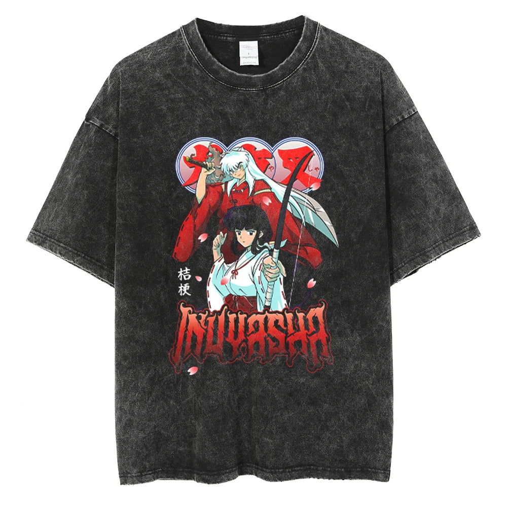 Inuyasha Demon's Tale Oversized Vintage T-Shirt