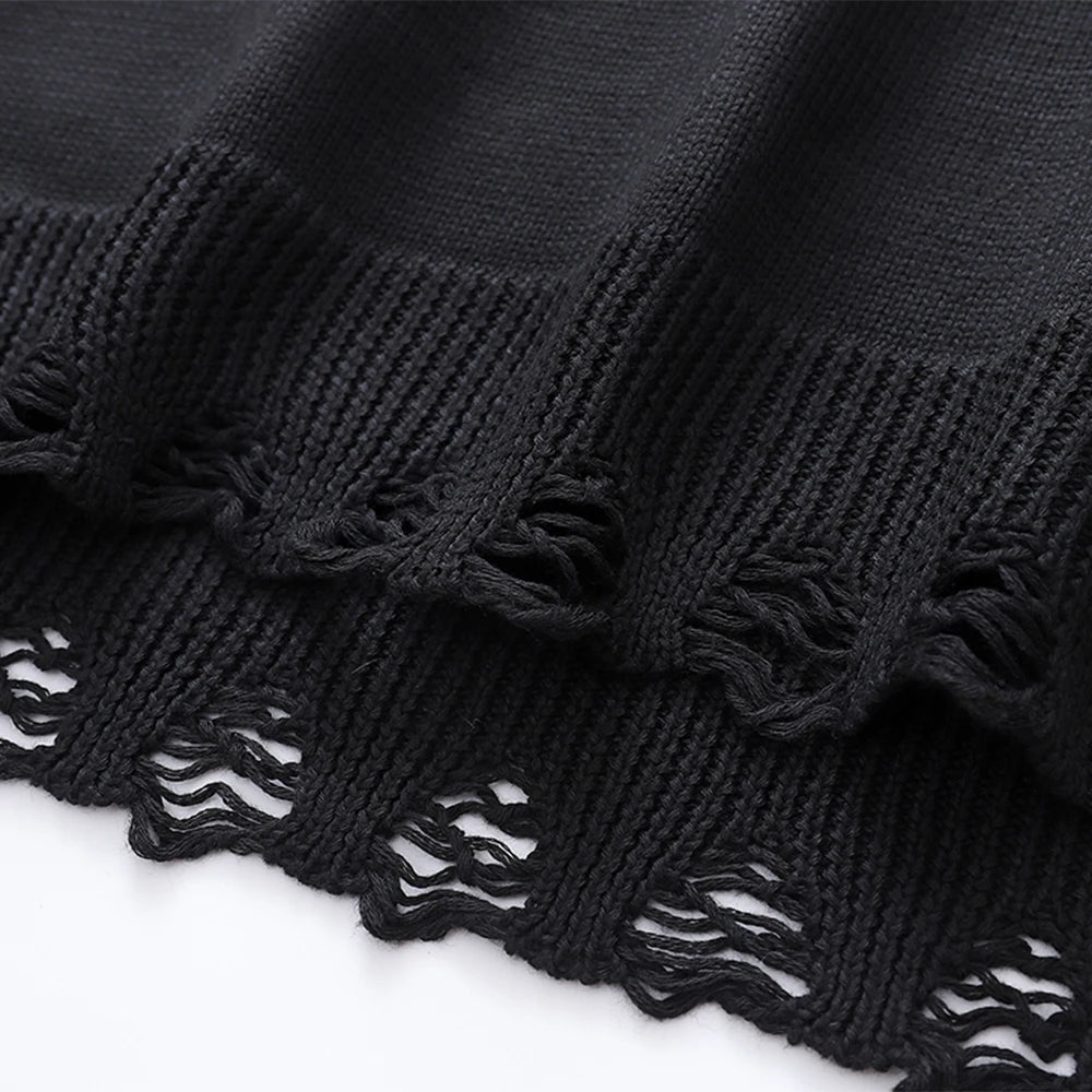 Berserk Guts's Fury Hanknitted Longsleeve Crewneck Sweater