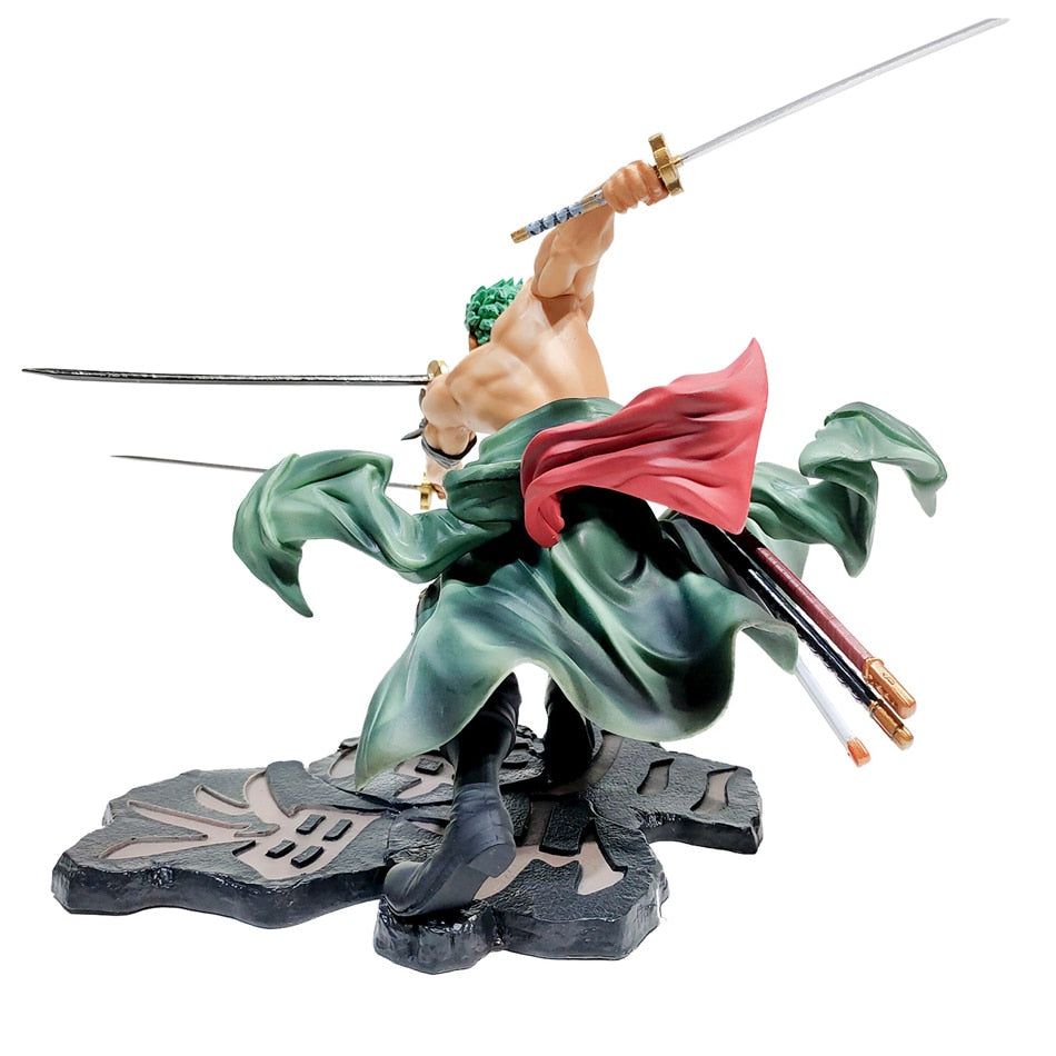 One Piece Zoro Three-Knife Action Figure