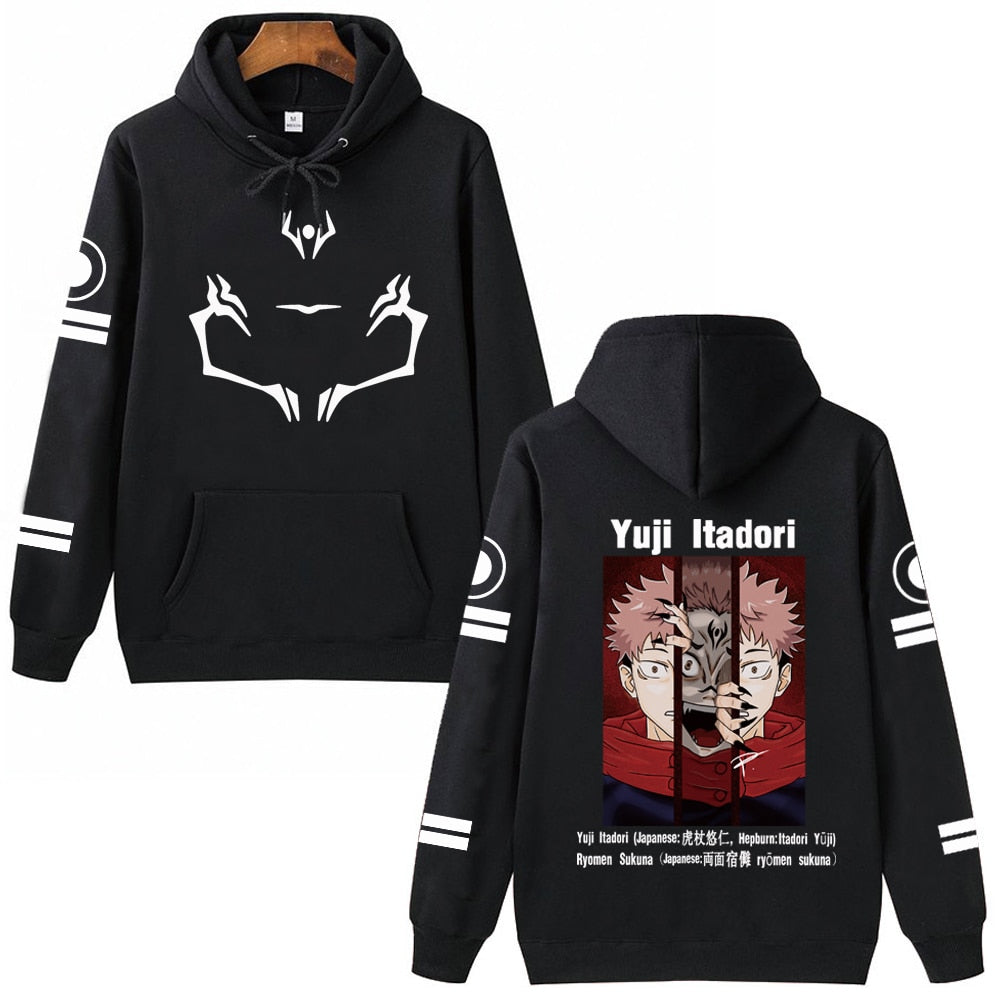 Jujutsu Kaisen Yuji Itadori Graphic Hoodie