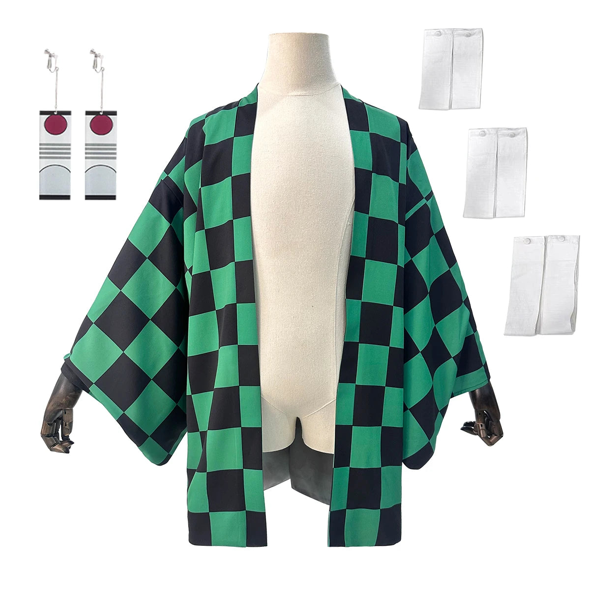 Demon Slayer Tanjiro Kimono Cosplay & Halloween Costume