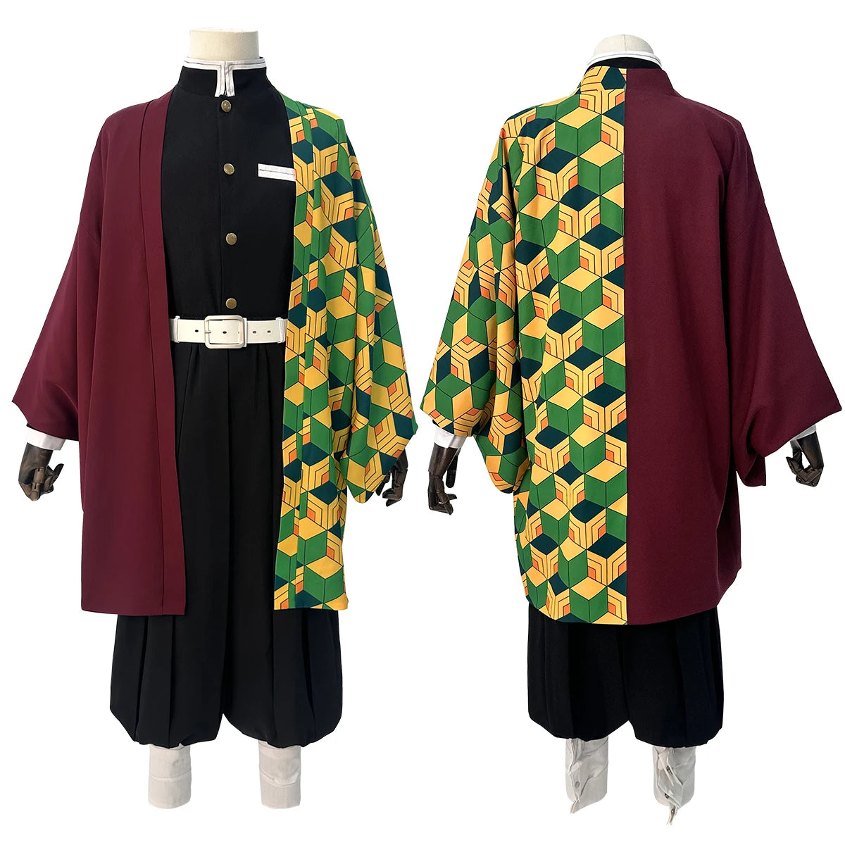 Demon Slayer Giyu Kimono Cosplay & Halloween Costume