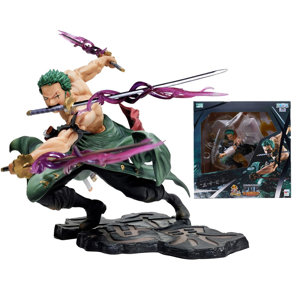 One Piece Zoro Three-Knife Action Figure