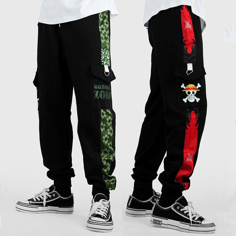  Ubeisy Unisex One Piece Luffy Anime Sweatpants 3D Printed  Joggers Pants Sport Trousers with Drawstring for Adult,Black-1/S :  Clothing, Shoes & Jewelry