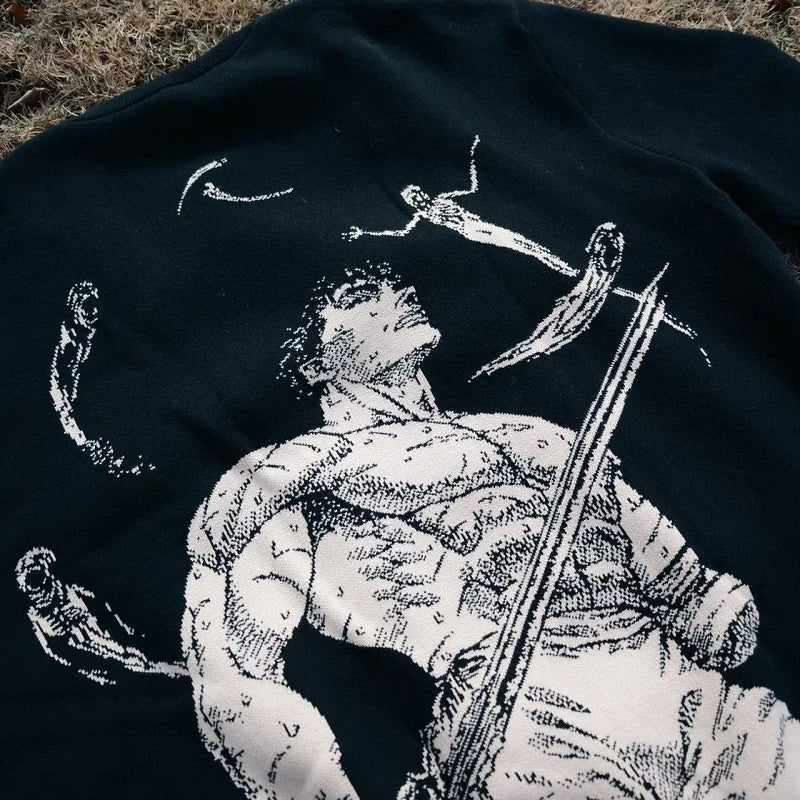 Berserk Flying Souls Handknitted Crewneck Sweater