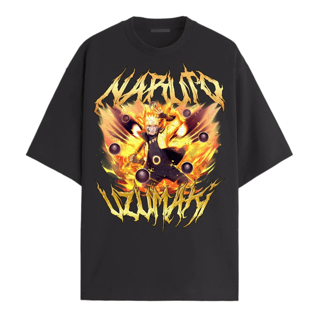 Naruto Ninja's Path Oversized Graphic T-Shirt