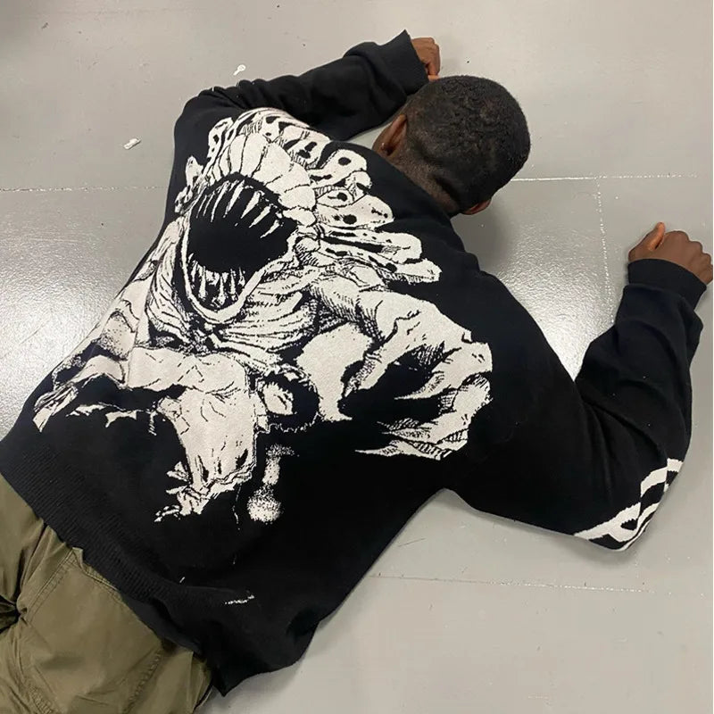 Jujutsu Kaisen Yuta Sorcerer of Vengeance Handknit Sweater