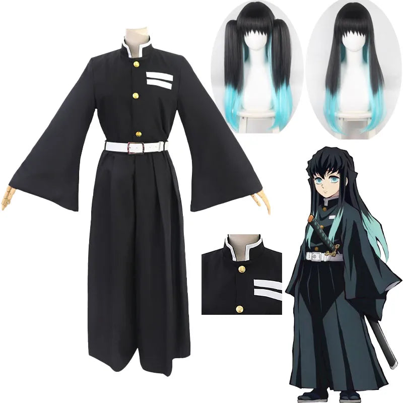 Demon Slayer Muichirou Tokitou Mist Hashira Cosplay & Halloween Costume