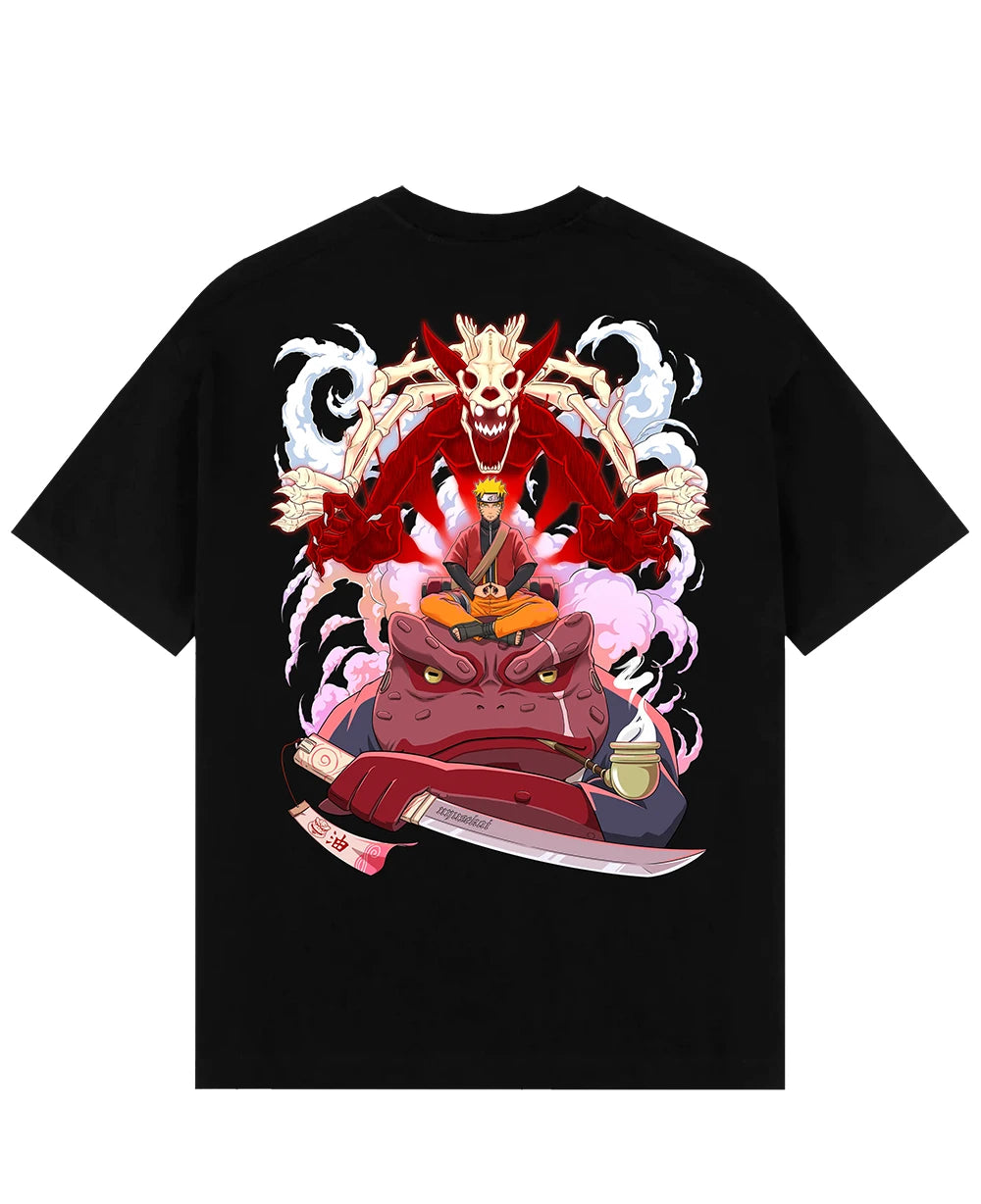 Naruto Leaf's Village Oversized Graphic T-Shirt