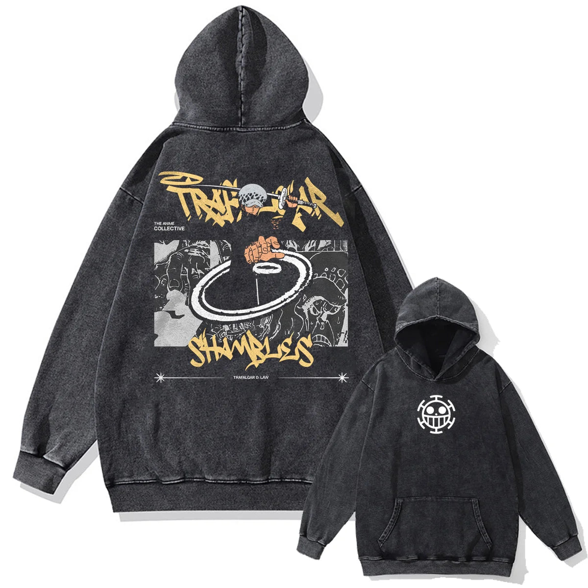 One Piece Surgeon of Death Vintage Hoodie