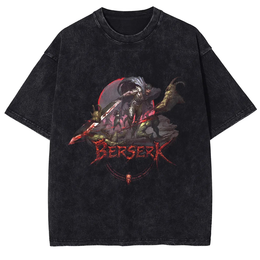 Hunter x Hunter Phantom's Shadow Oversized Vintage T-Shirt