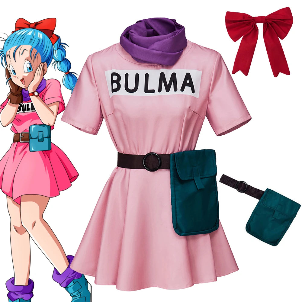 Dragon Ball Bulma's Style Cosplay Costume