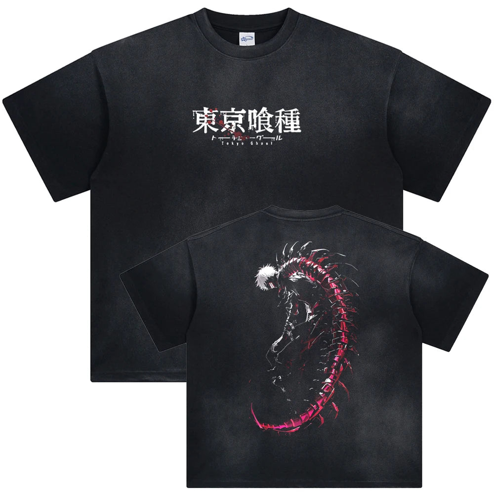 Tokyo Ghoul Kaneki's Pain Oversized Vintage T-Shirt