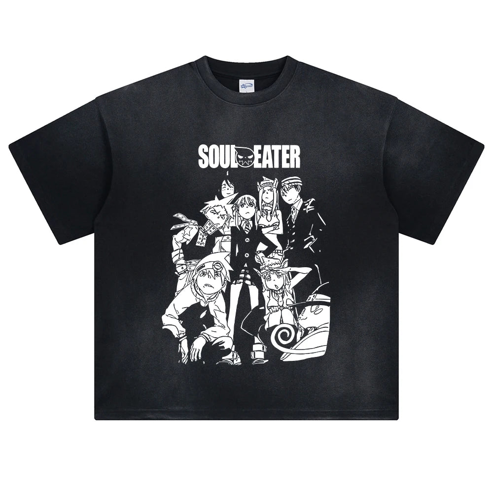 Soul Eater Team's Power Oversized Vintage T-Shirt