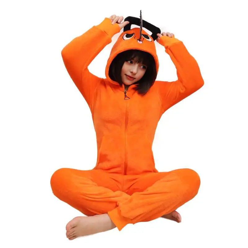 Chainsaw Man Pochita Pajama Onesie Cosplay