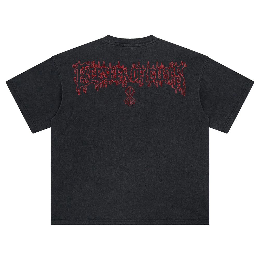 Berserk Guts' Duality Oversized Vintage T-Shirt