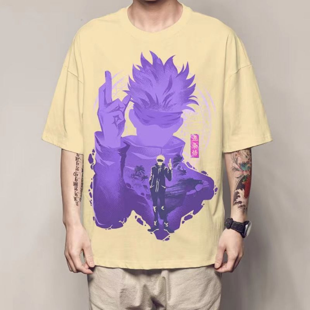 Jujutsu Kaisen Satoru Gojo Invincible Graphic T-Shirt