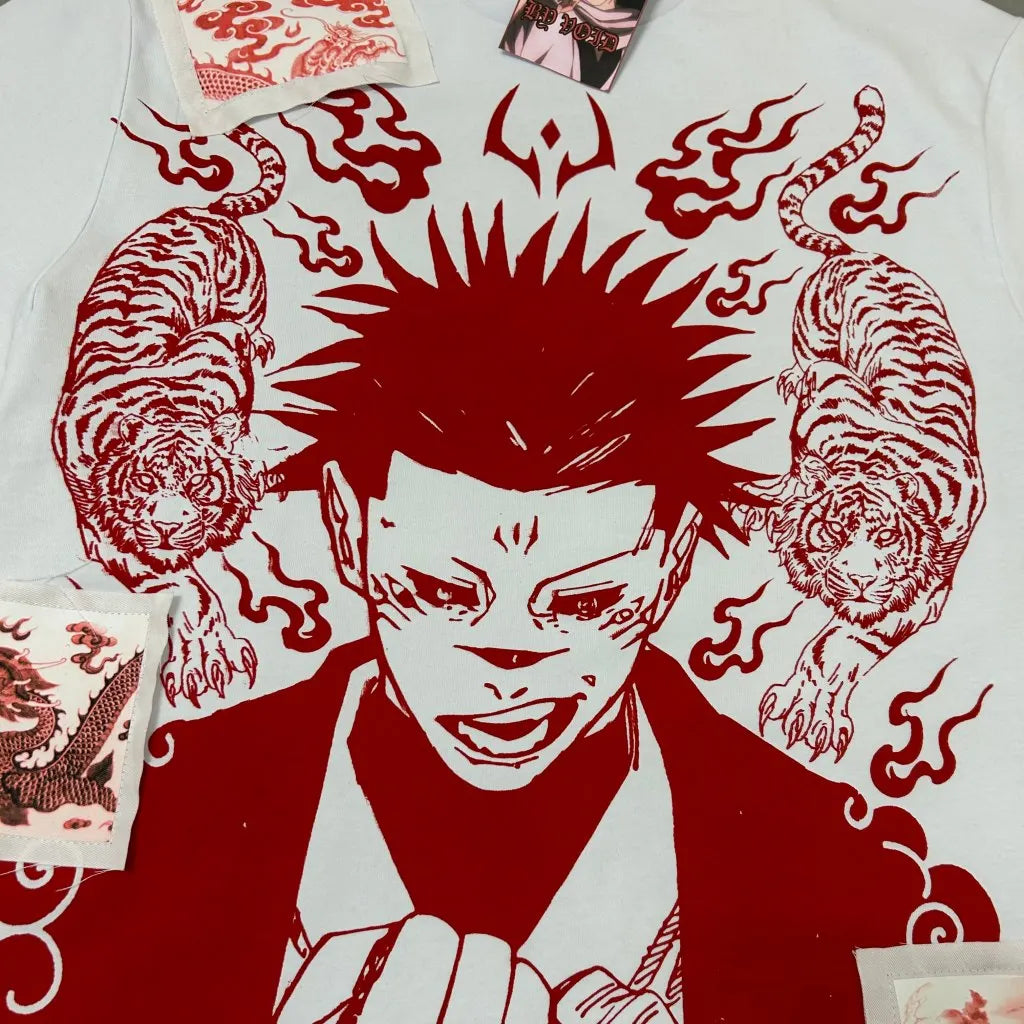 Jujutsu Kaisen Sukuna Ruler of the Cursed Realm Graphic T-Shirt