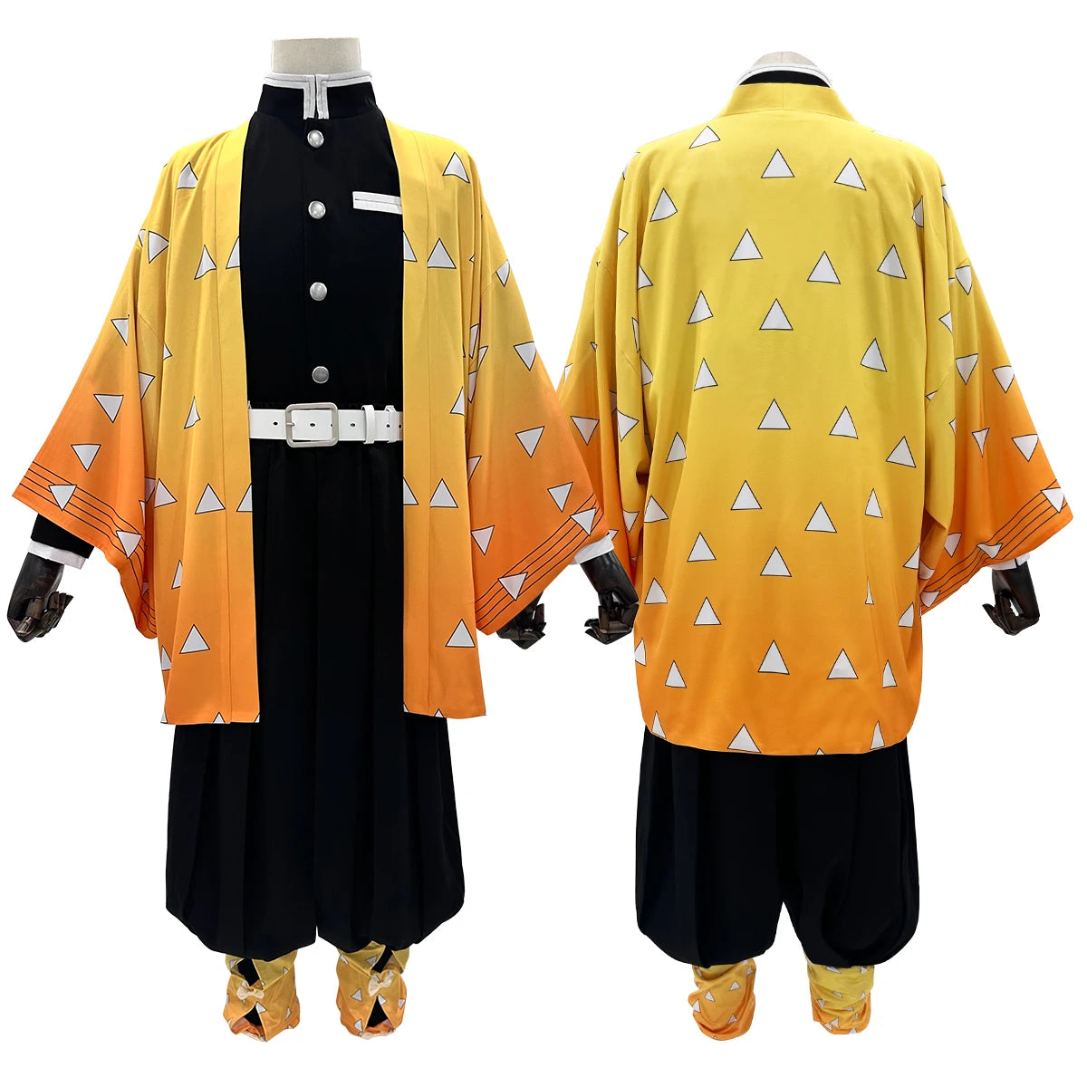 Demon Slayer Agatsuma Zenitsu Cosplay & Halloween Costume