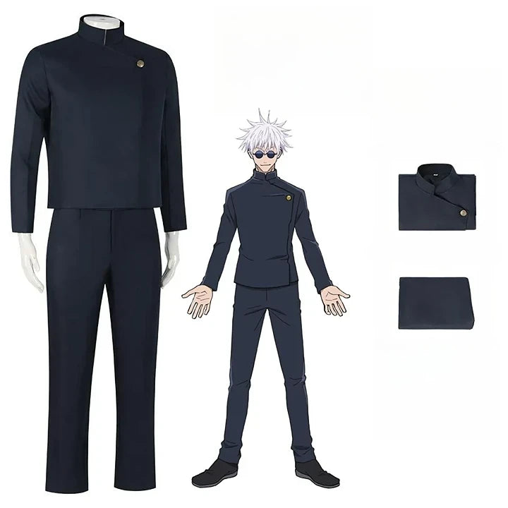 Jujutsu Kaisen Satoru Gojo Jujutsu High Cosplay Costume Full Set