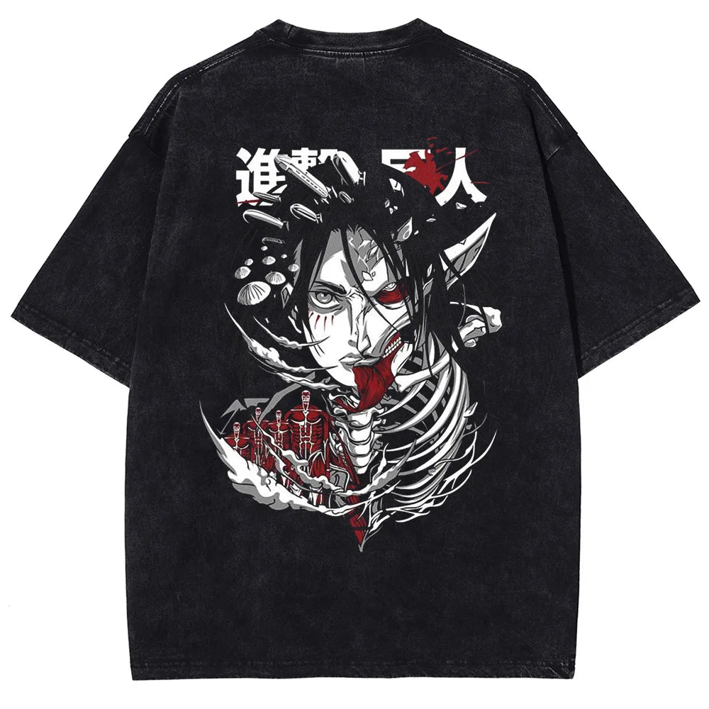 Hunter x Hunter Spider's Leader Oversized Vintage T-Shirt