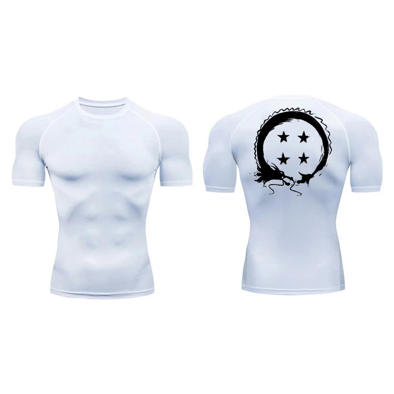 Dragon Ball Z Shenron Dragon Wish Compression Rash Guard Shirt